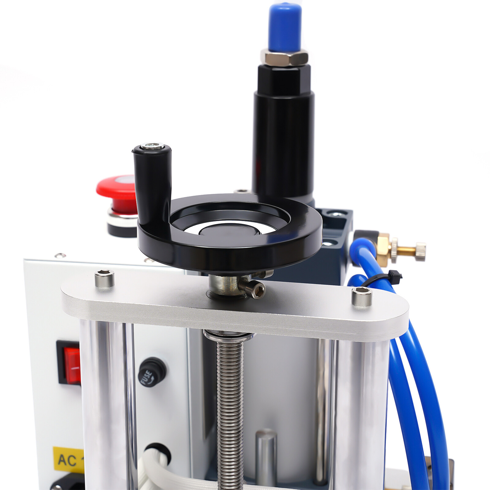 Hot Foil Stamping Machine 550W Air Pneumatic For Leather PU Logo Press 8x10cm