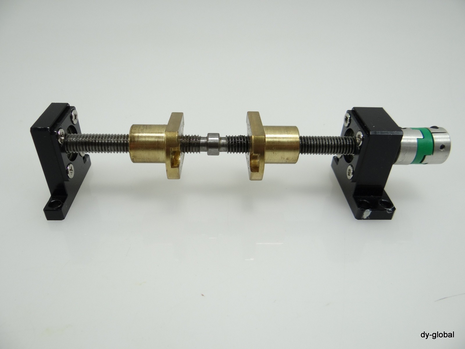 Made ATM08+145mm Used Right/Left Helix TM Screw with support coupling unit