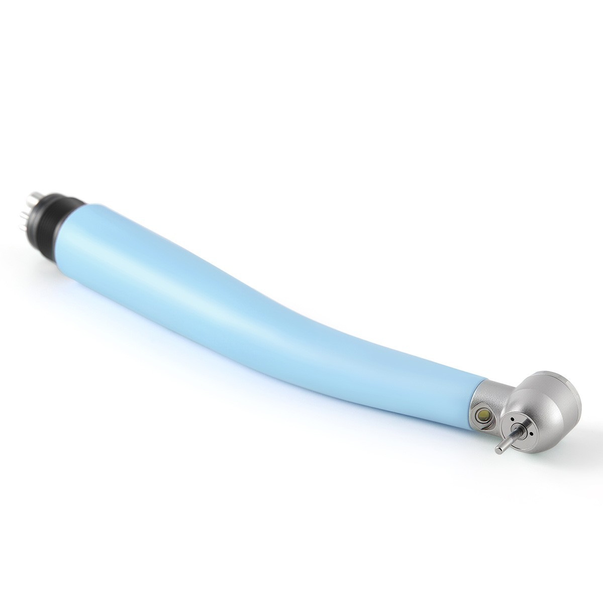 4Hole Dental Fiber Optic LED High Sspeed Handpiece Turbine 3Spray Blue Green