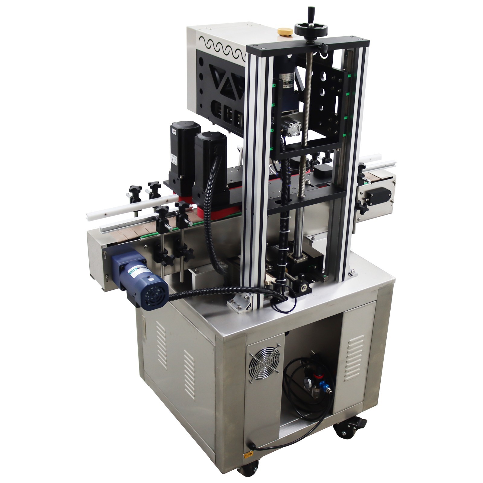 Automatic Conveyor Capping Machine for Assembly Line 0.78-4.72in Bottle Dia.
