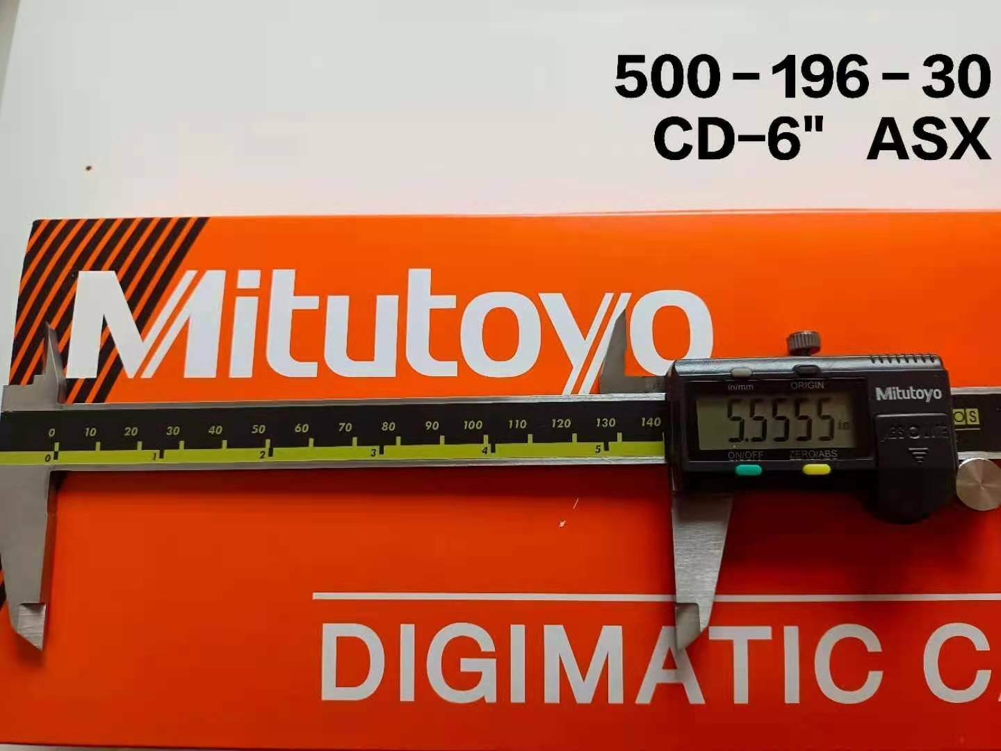 150mm/0-6 Absolute Digital Digimatic Vernier Caliper Mitutoyo Japan 500-196-30