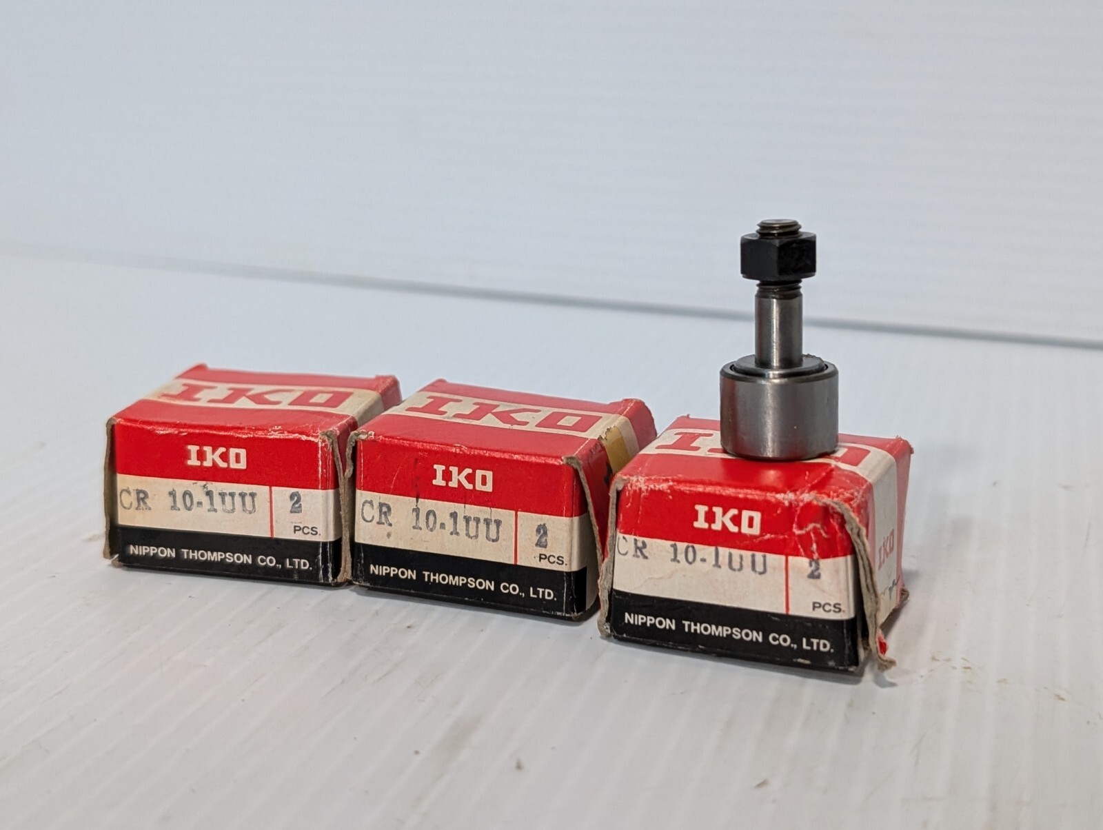 Lot of 3 IKO CR10-1UU Cam Follower Bearings – Free Returns
