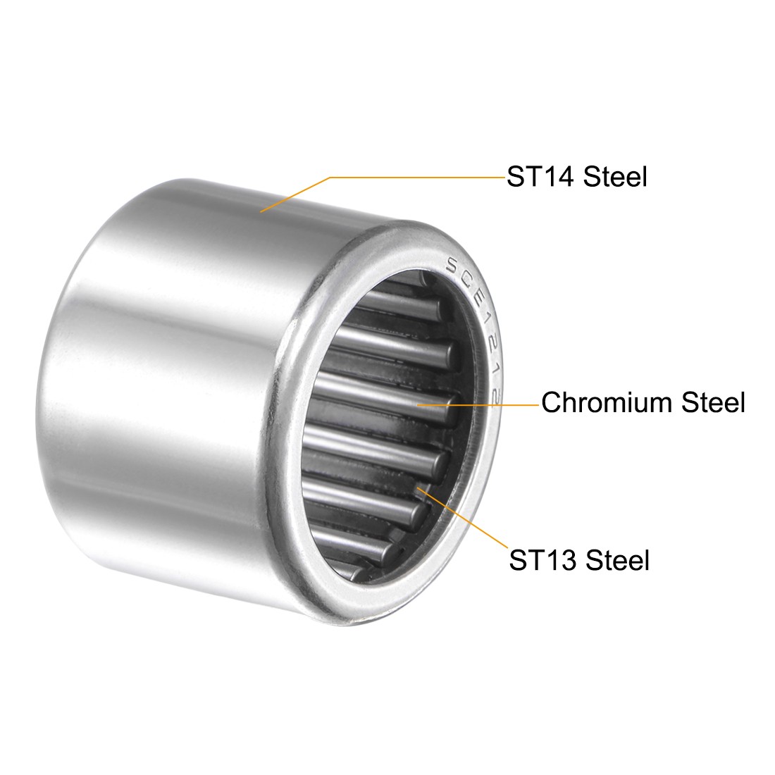 2x SCE1212 Needle Roller Bearings Open End 3/4″ Bore 1″ OD 3/4″ Width