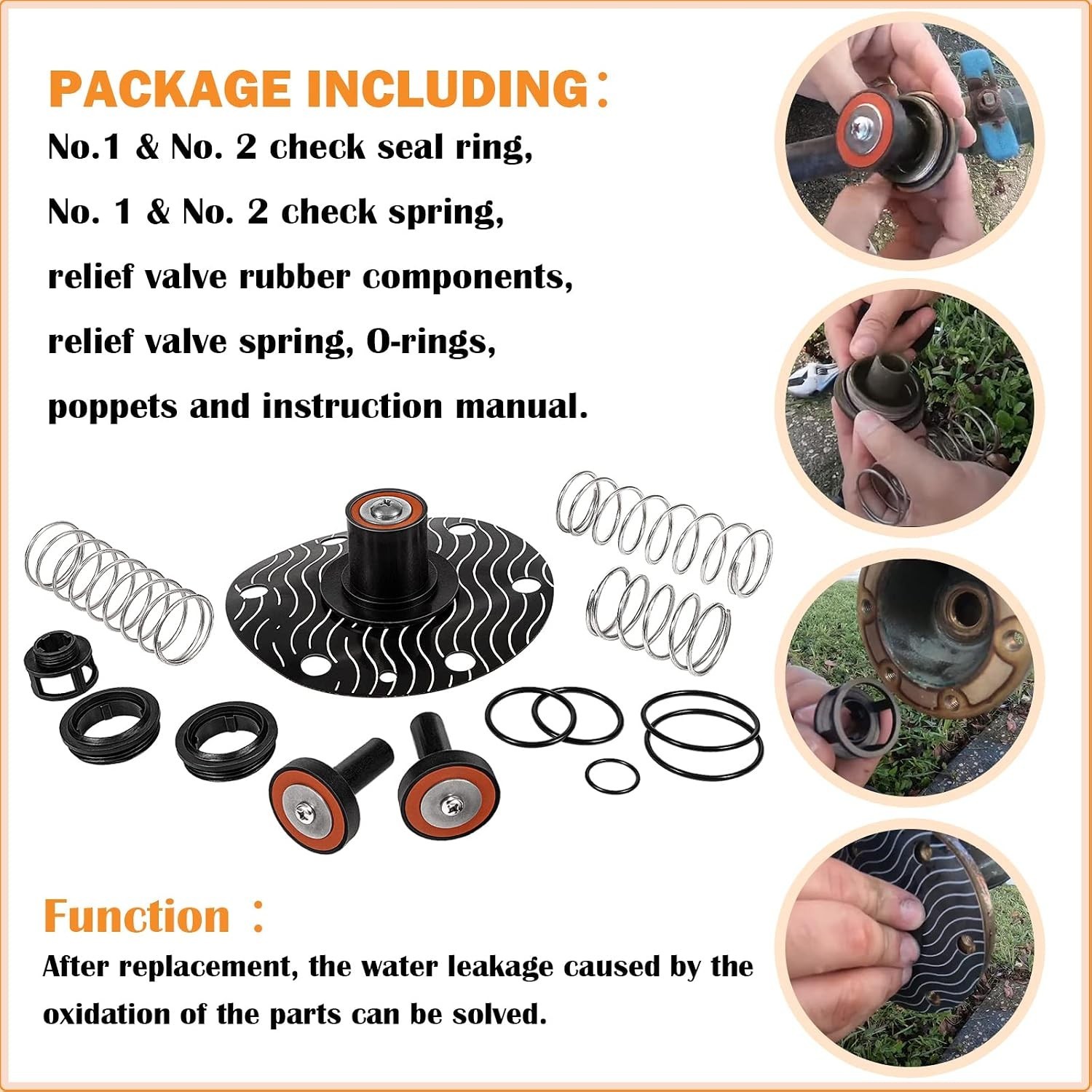 Durable Backflow Repair Kit for Zurn Wilkins 975XL & 975XL2 – Easy Install
