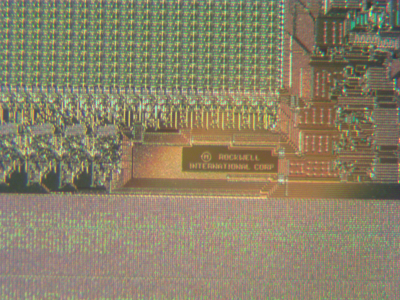 Historic 1983 Rockwell silicon wafer of Microprocessors made in USA – with case