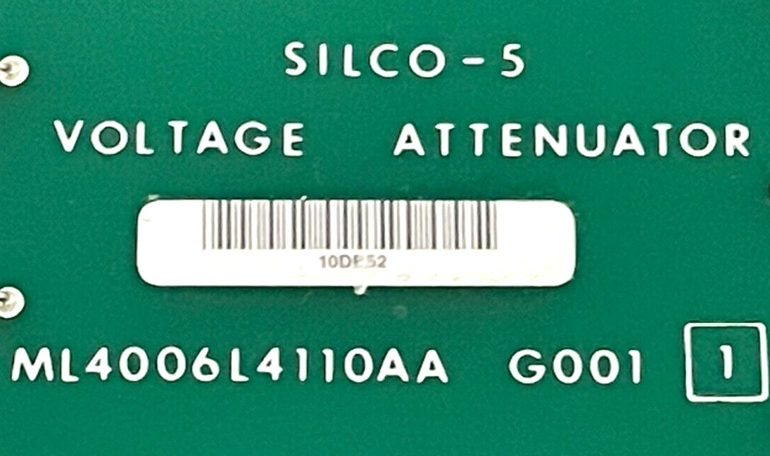 USED Silco ML4006L4110AA-G001 Voltage Attenuator Board