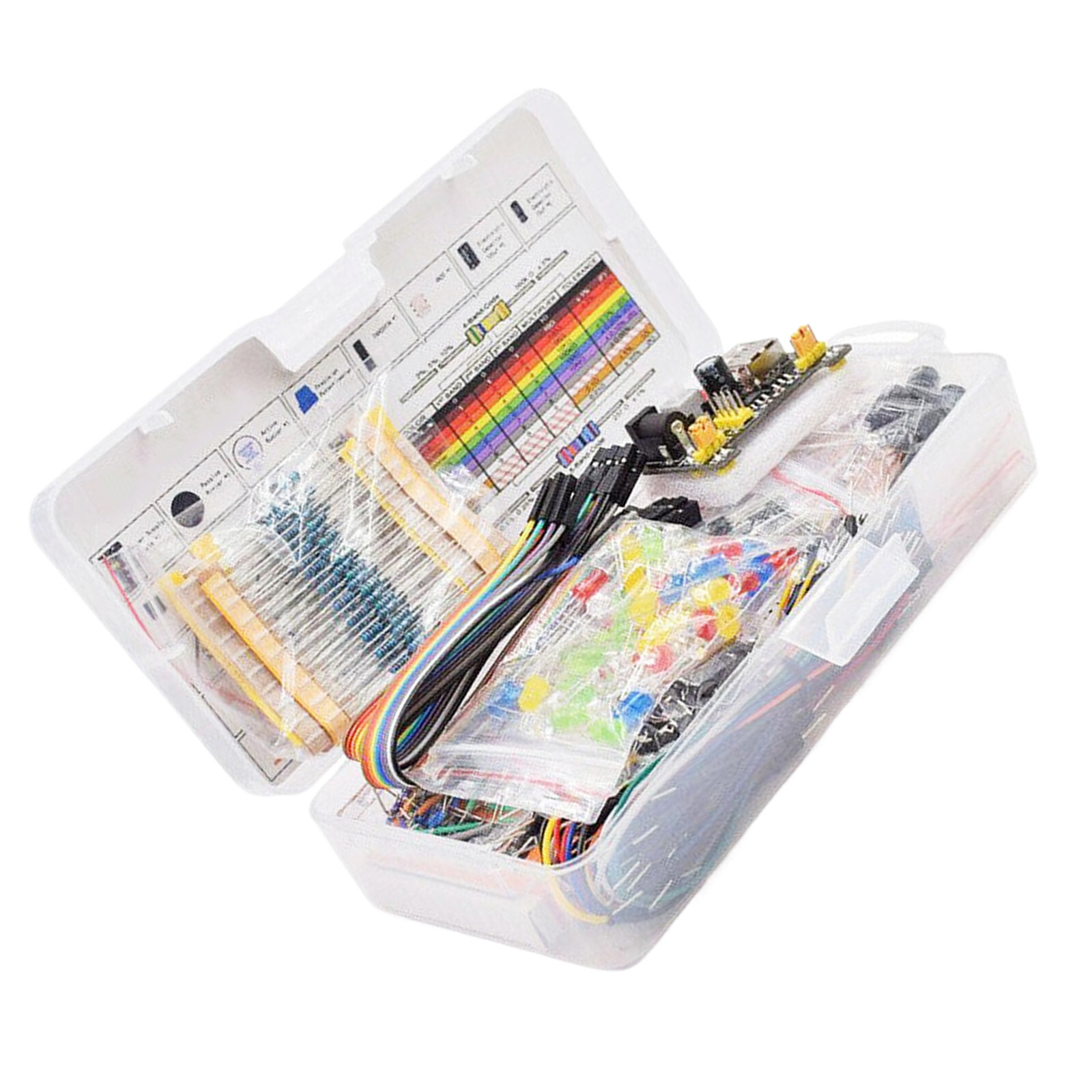 830Pcs DIY Electronic Starter Kit for Arduino UNO R3 with Breadboard Component
