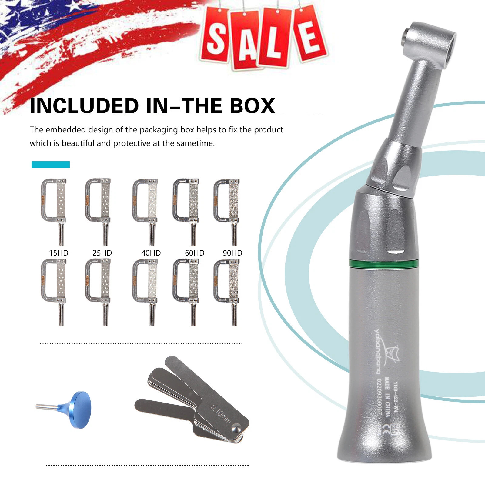 10:1 reduction 90º Reciprocating Rotate Contra Angle Endodontic Motor CICADA