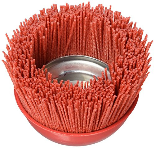 A Liner Abrasive 180 Grit Nylon Bristle Cup Brush – 3 Inch – Safe for Use