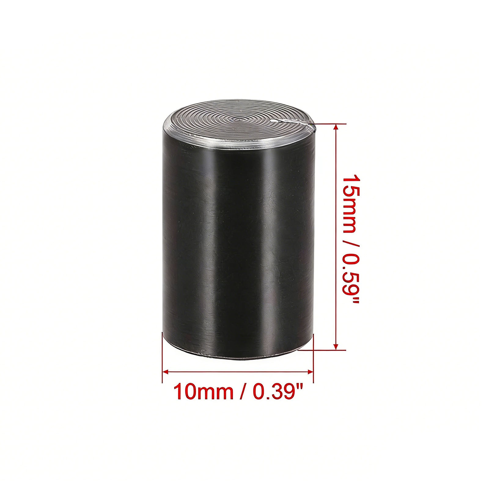 US Stock 10pc Potentiometer Knob Black Rotary Knob 10mmx15mm Volume Control Knob