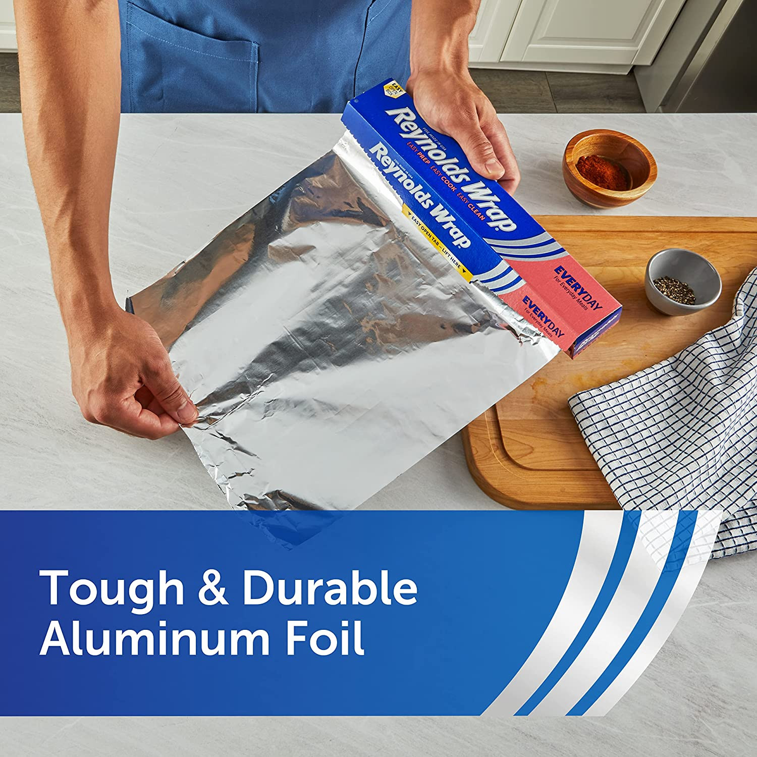 Wrap Everyday Strength Aluminum Foil Roll, 12 Inch Wide, 200sq ft | 12 Inch K…
