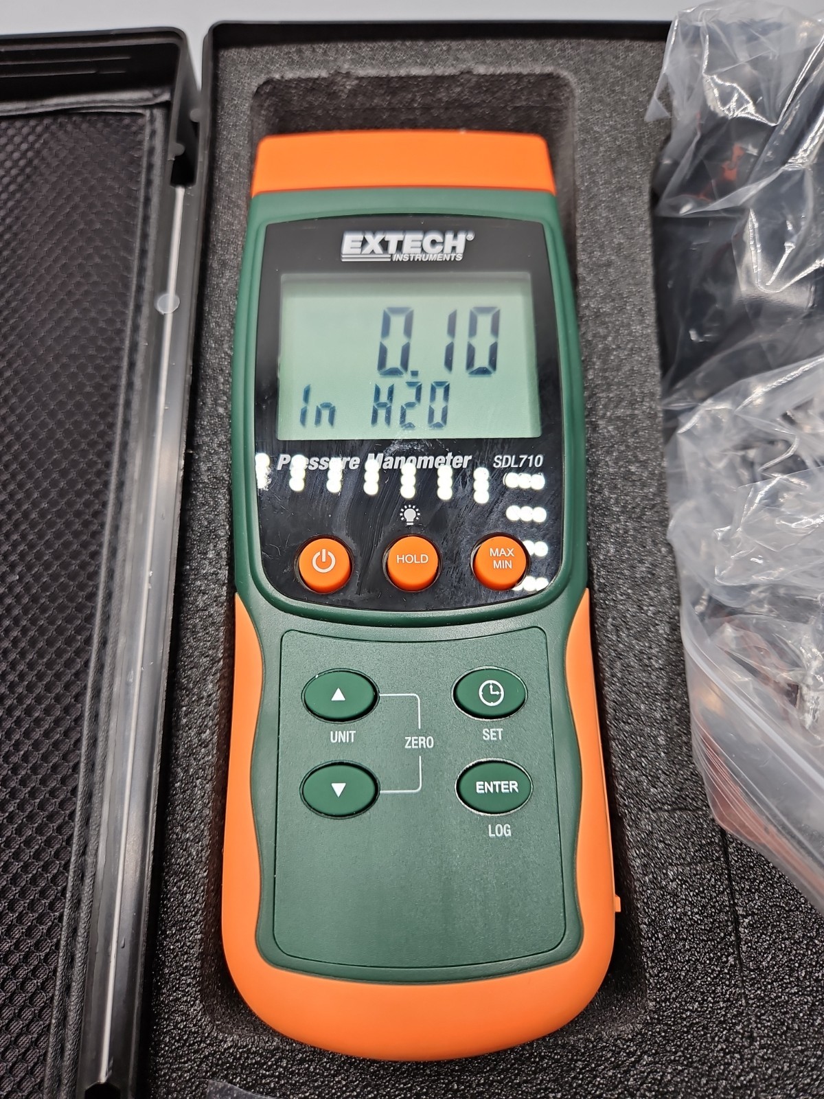 Extech SDL710 Heavy Duty Differential Pressure Manometer 2.9psi