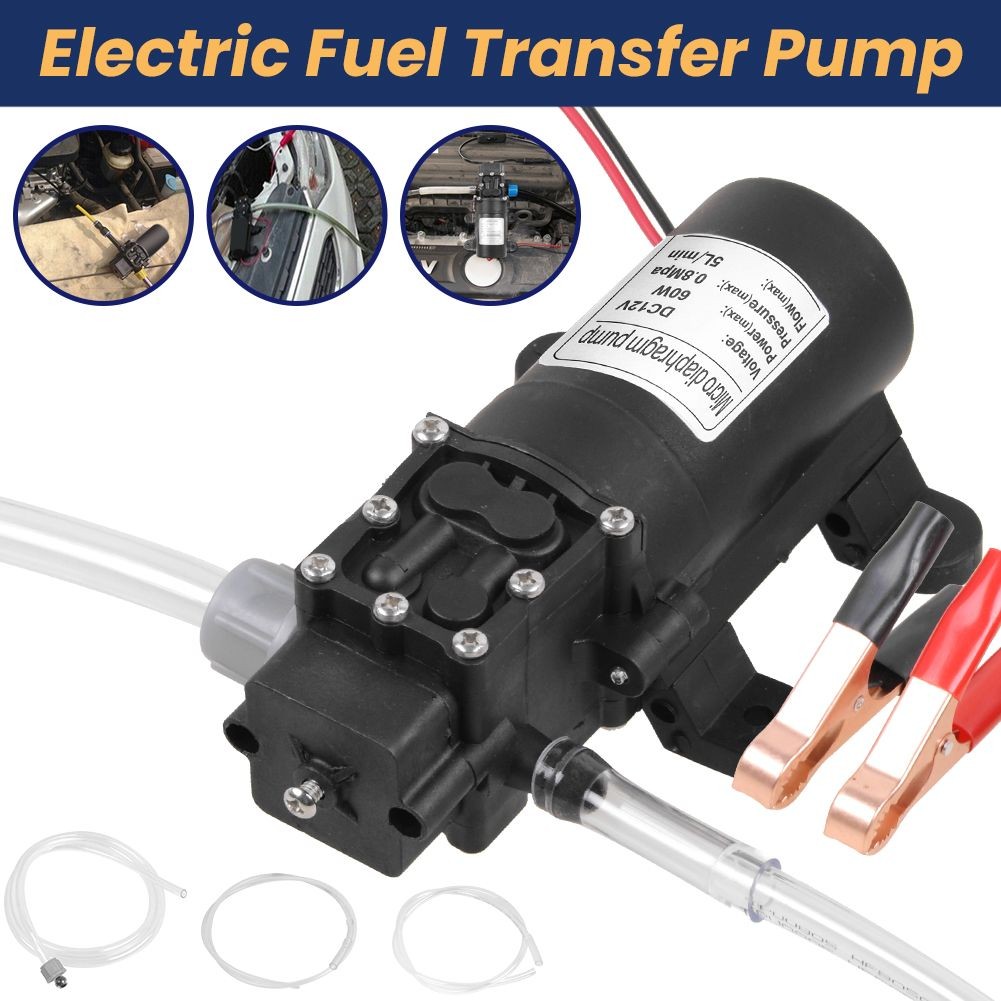 Motor Oil Fuel Fluid Extractor Electric Siphon Transfer Change Pump DC-12V 60W