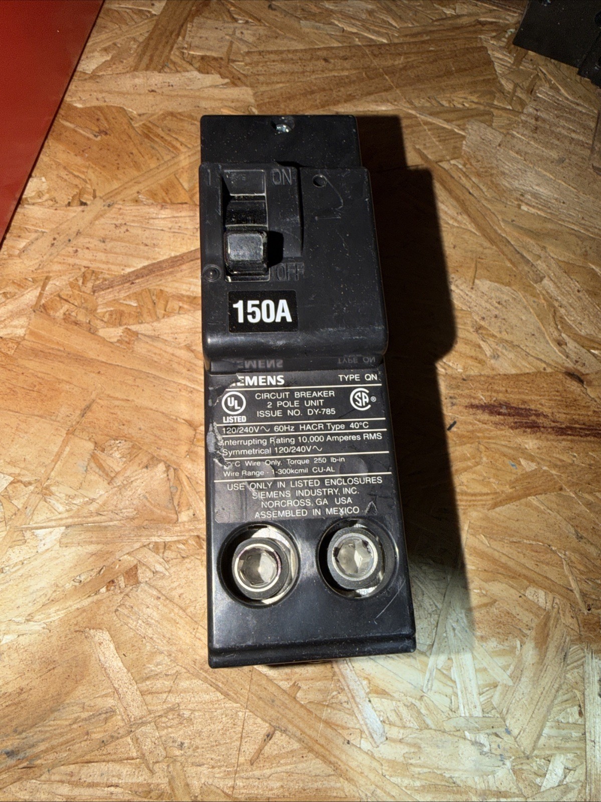 Siemens QN2150 150A Double Pole 120/240-Volt 10kA type QN Circuit Breaker