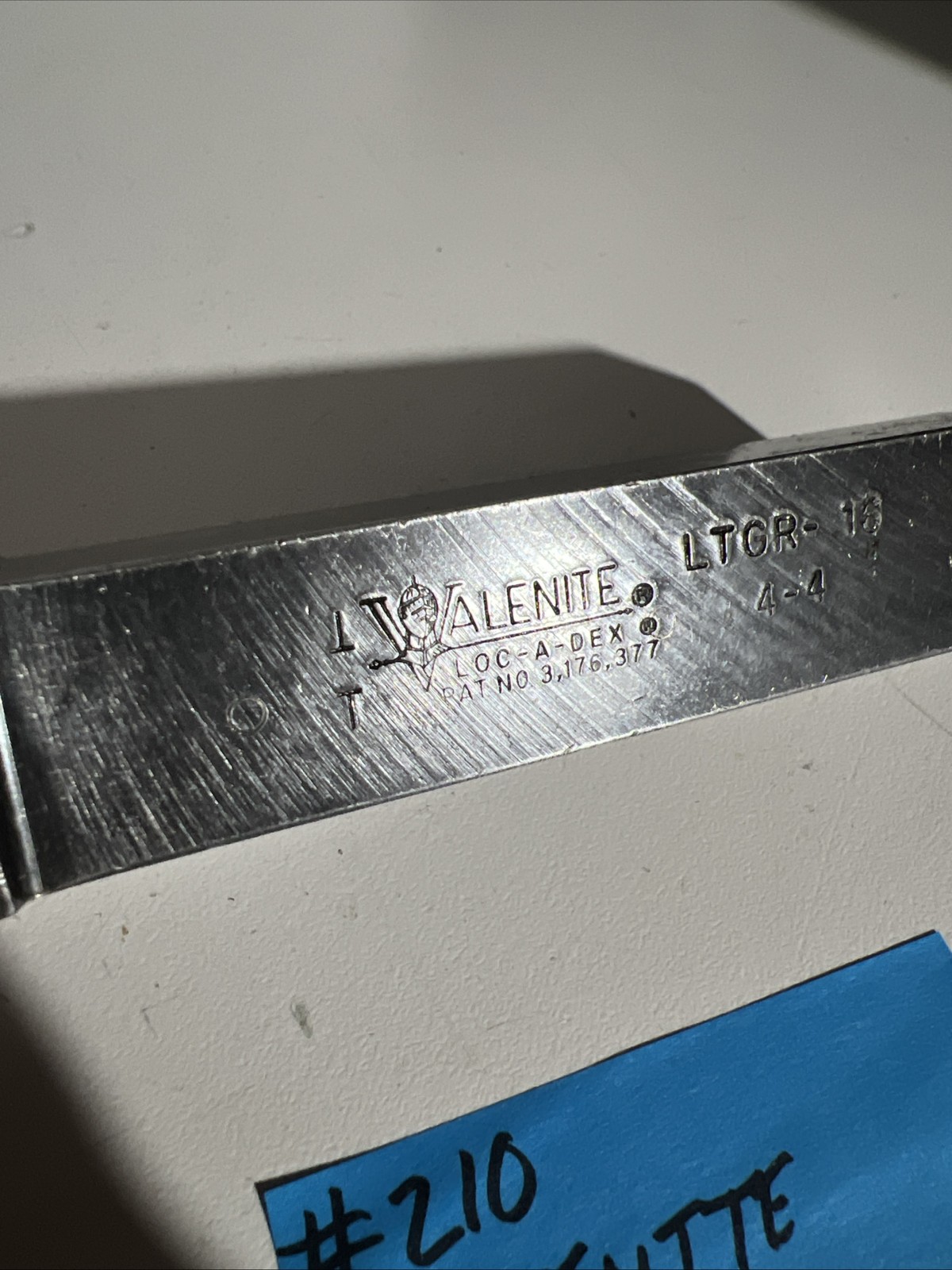 valenite LTGR-16Indexible Carbide Lathe Toolholder 6”OAL 1”Shank Turning Triangl