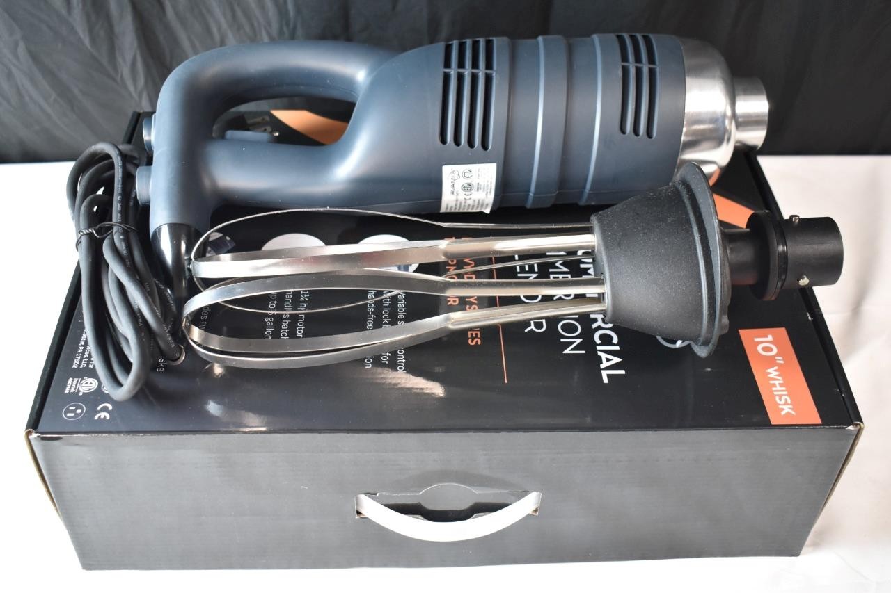 New in Box AvaMix IBHDW10 10″ Heavy-Duty Variable Speed Immersion Blender 120 V