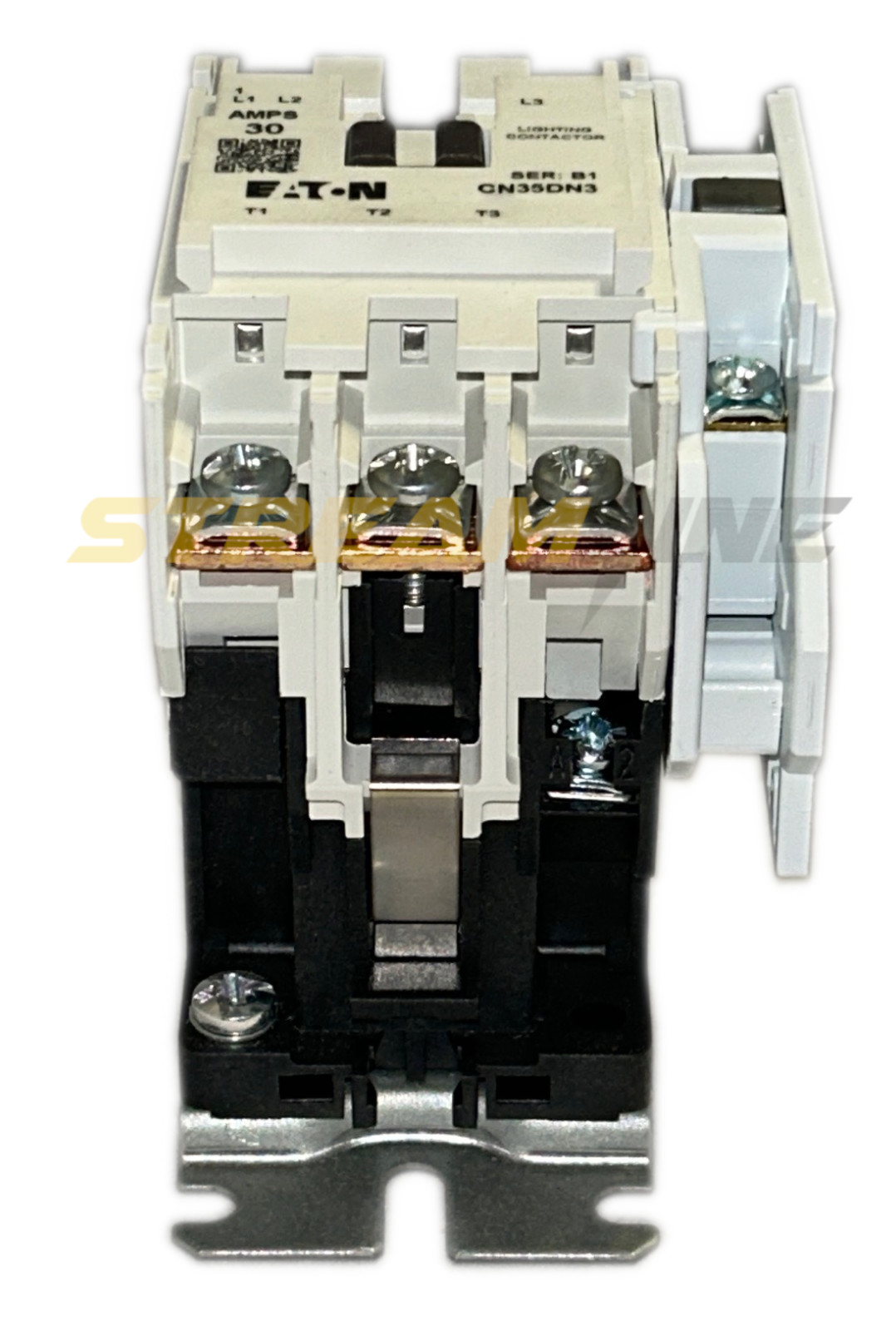 Eaton CN35DN3 Electrically Held Lighting Contactor, 30 Amp, 3-Pole, 208V Coil