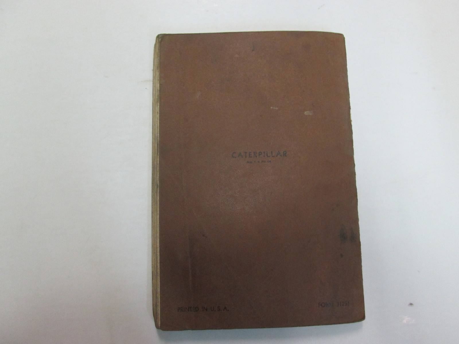 Caterpillar DW21 Tractor Parts Catalog Manual 8W1061 TO 8W1720 WORN STAINED OEM