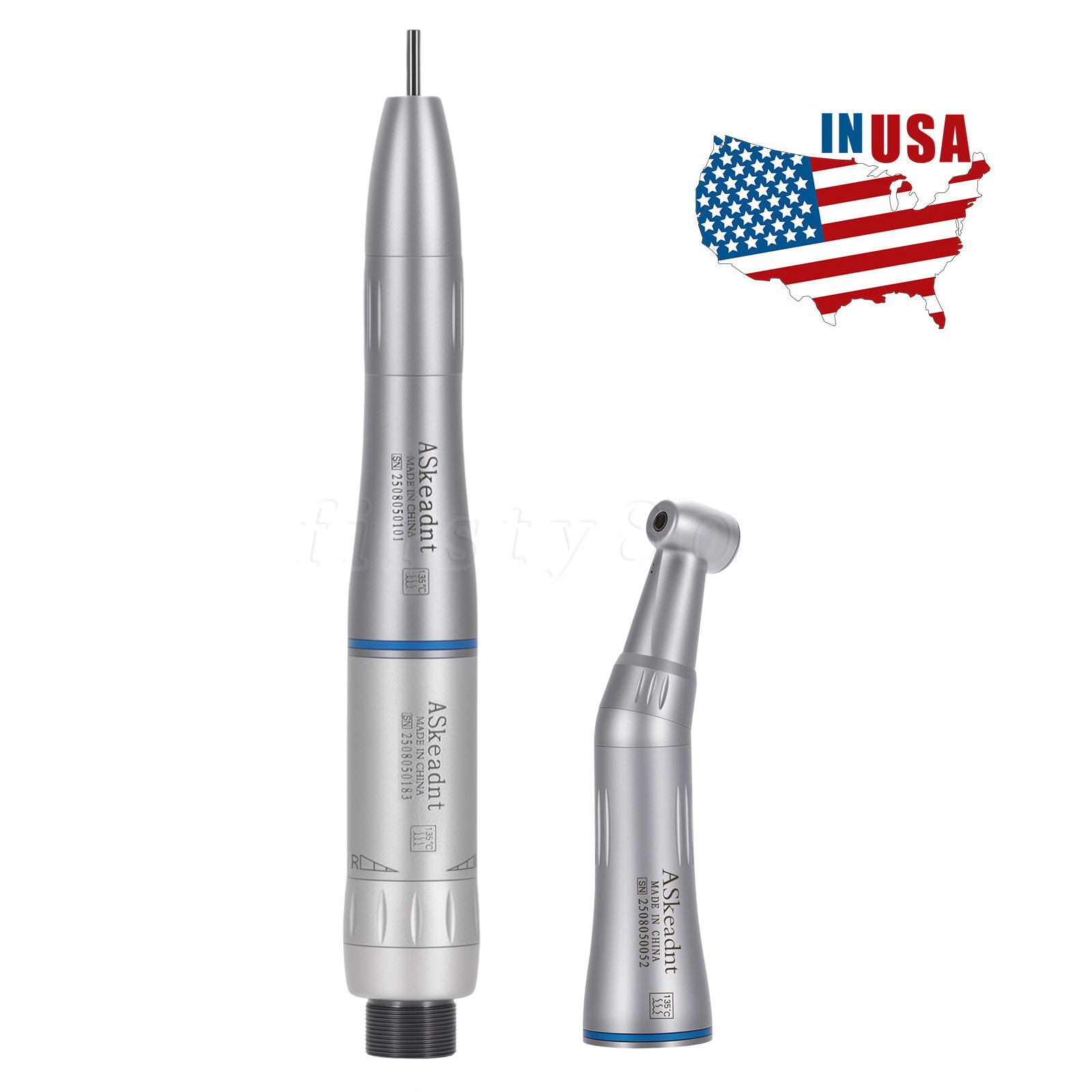 Dental Slow Low Speed Handpiece Push Contra Angle/Air Motor NSK Style 2/4 Holes