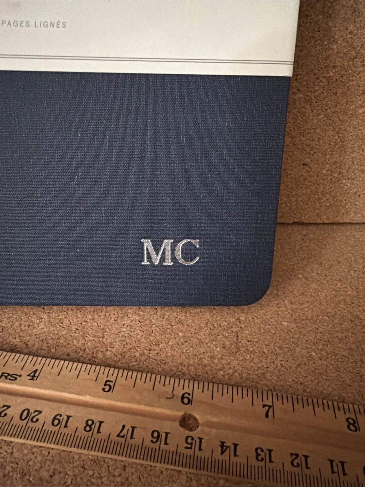 Shinola Detroit Motorcycle Club Lined Pages Journal Notebook Linen Navy Blue New