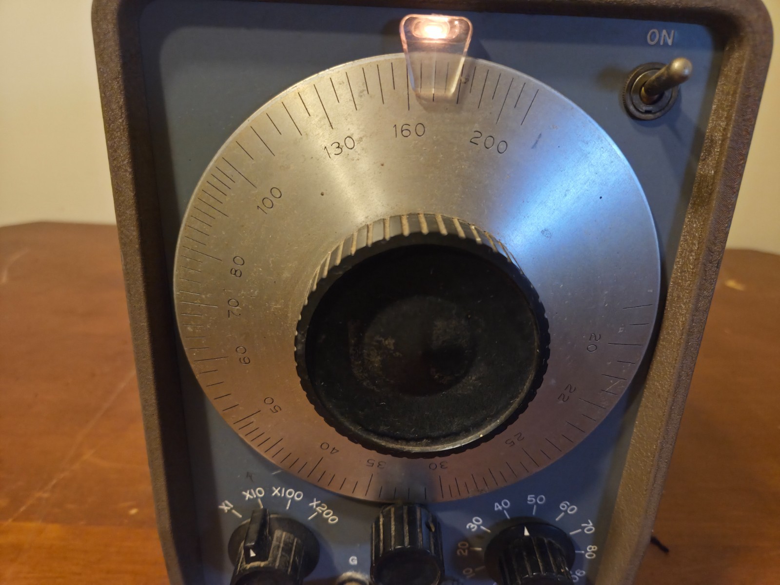 HP Hewlett Packard 200AB Audio Oscillator Powers On Vintage Test Equipment