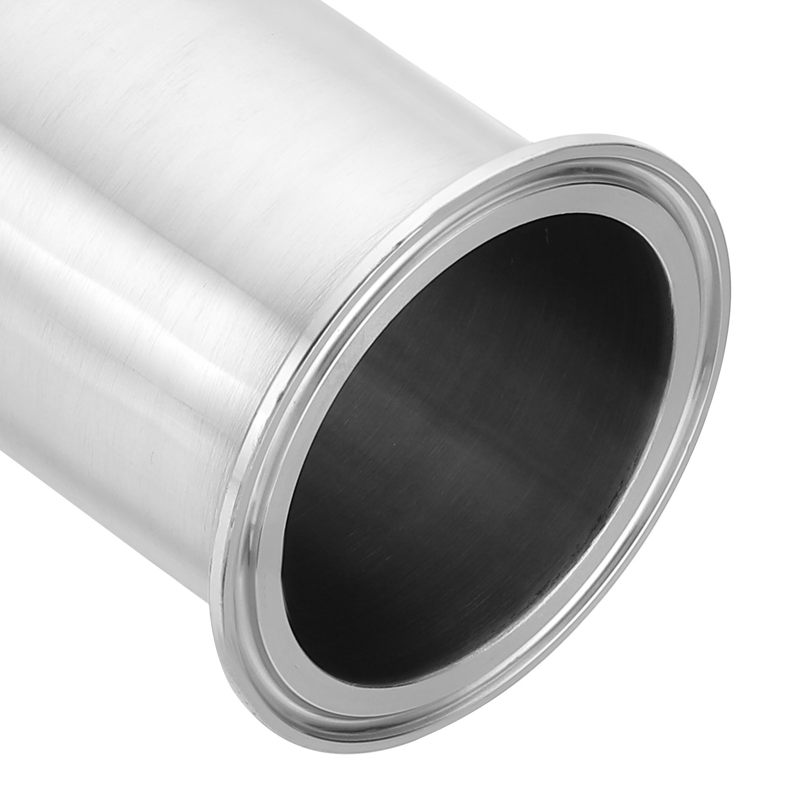 2 1/2 in OD Tri Clamps Tube, Spool Tube with 3 in Clamp Ends,300mm/11.81in