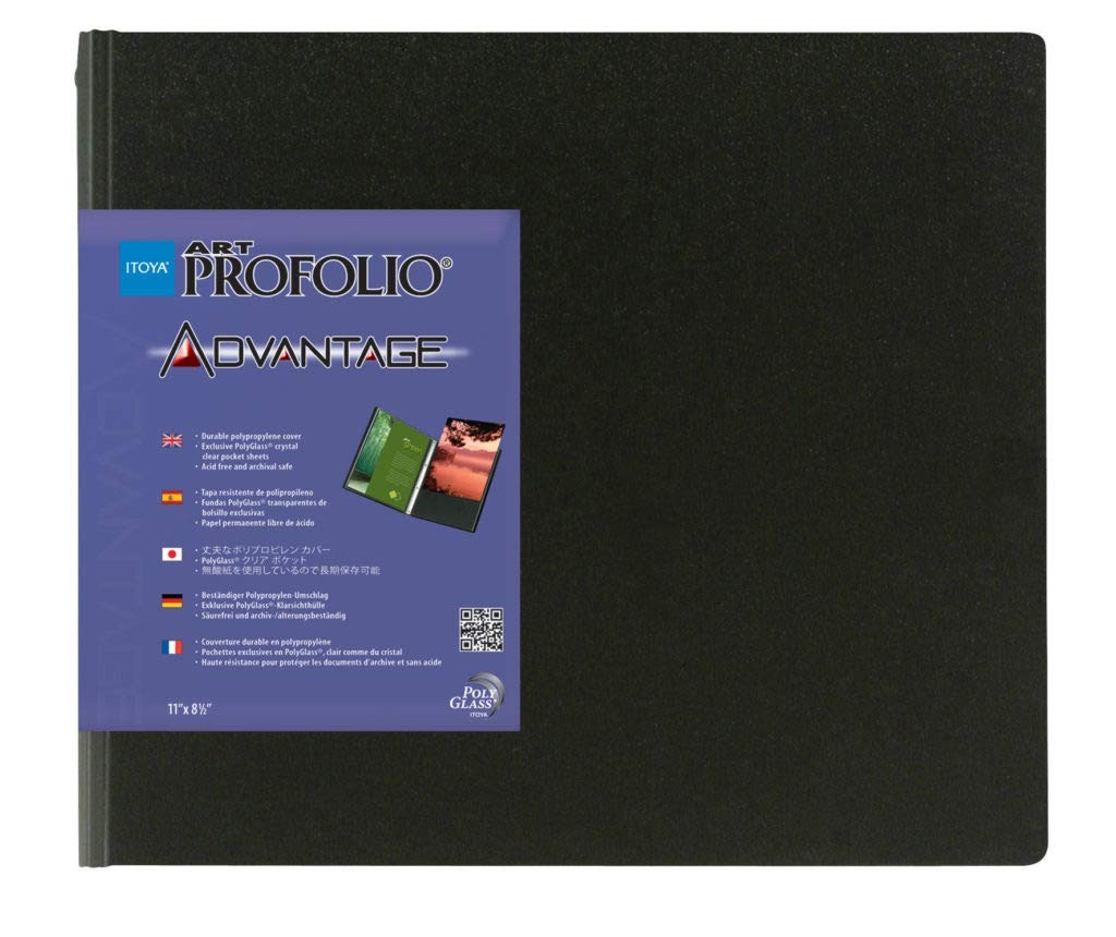 ProFolio by Itoya, Art Profolio Advantage, 24 Sheets Presentation Book – Portrai