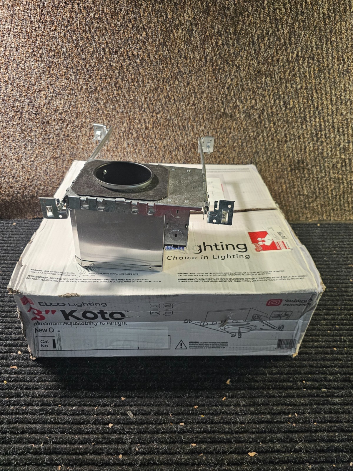 (QTY 3) Elco EL386ICA 3 MAX. Adjustability IC Airtight New Construction Housing