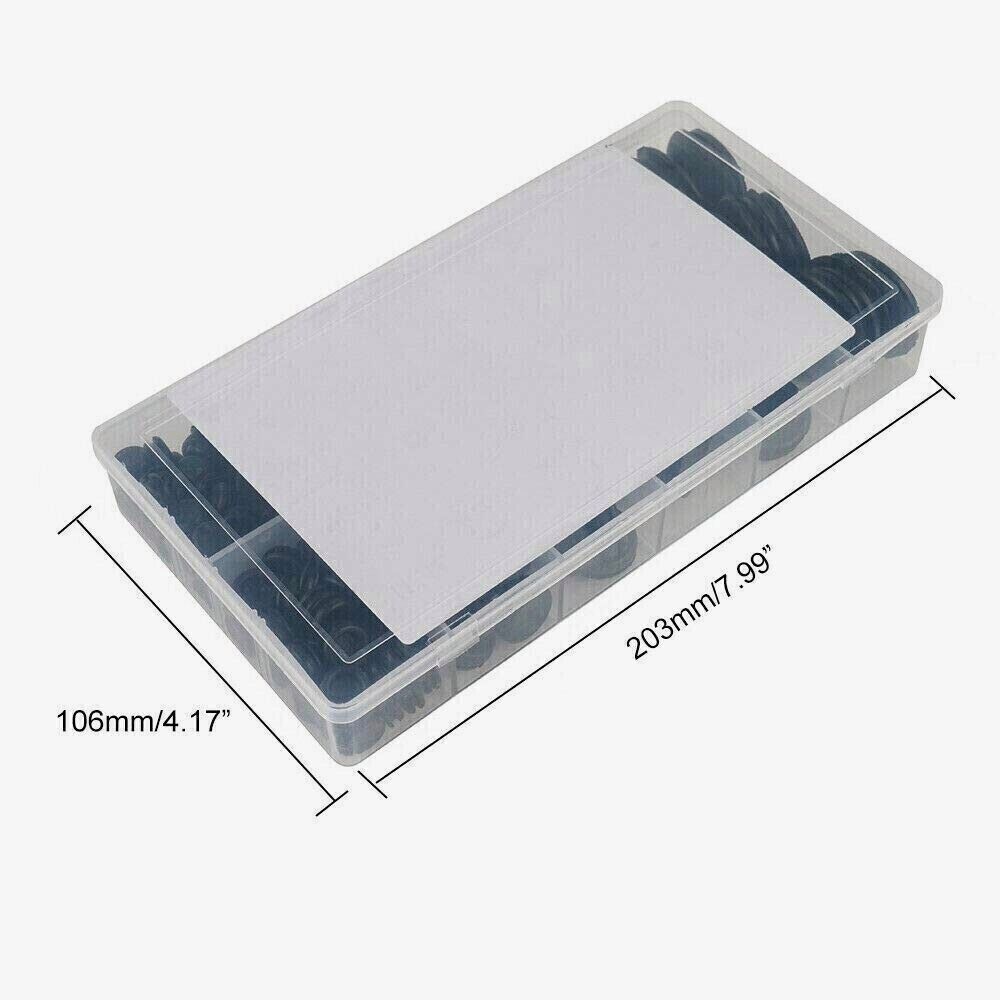 170pc Rubber Grommet Assortment 7 Sizes Sheet Metal Auto Body Firewall Hole Plug