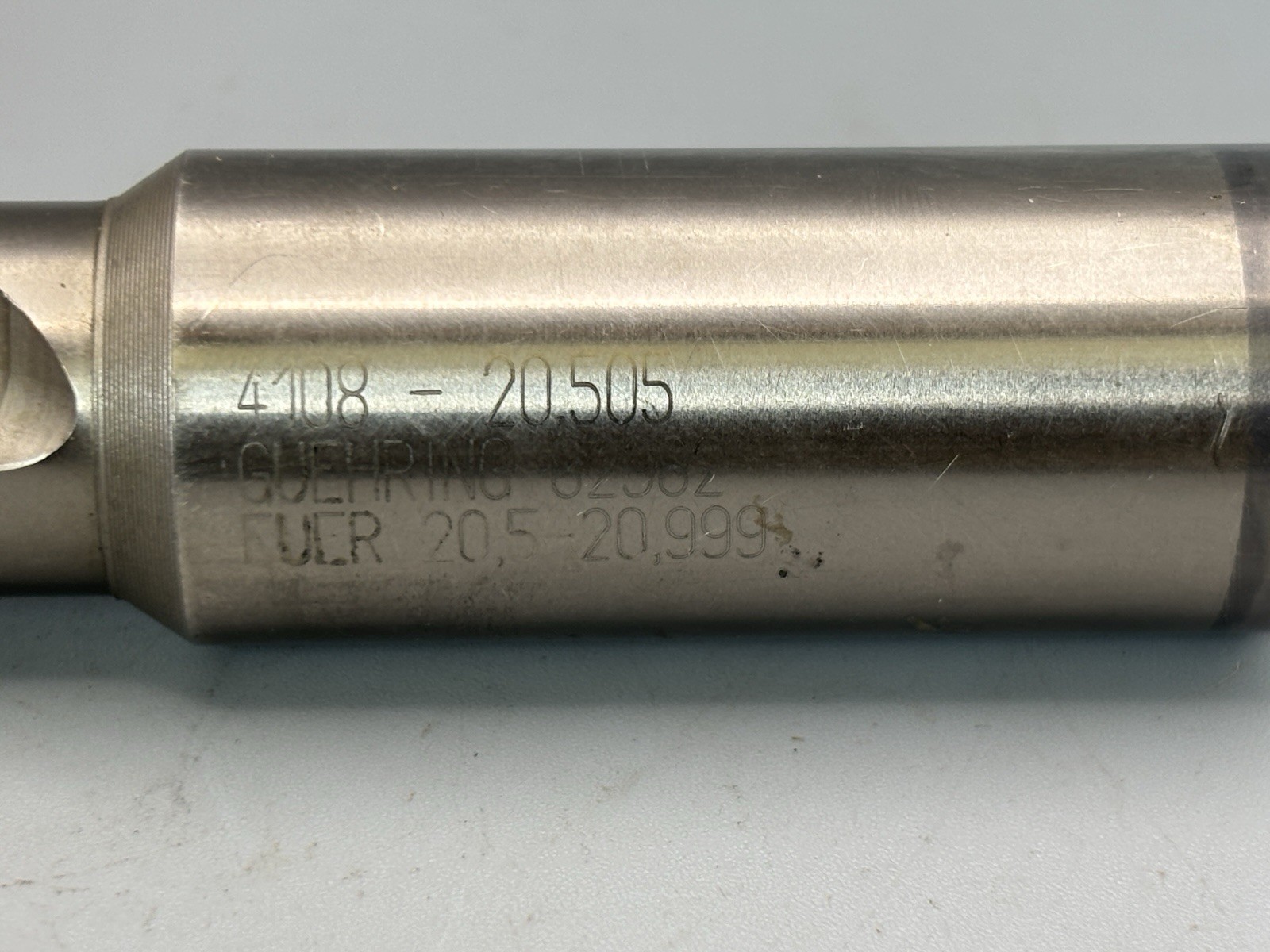 Guhring 4108-20.505 20.5mm Indexable Insert Drill (.807″ – .827″) 5xD 1″ Shank