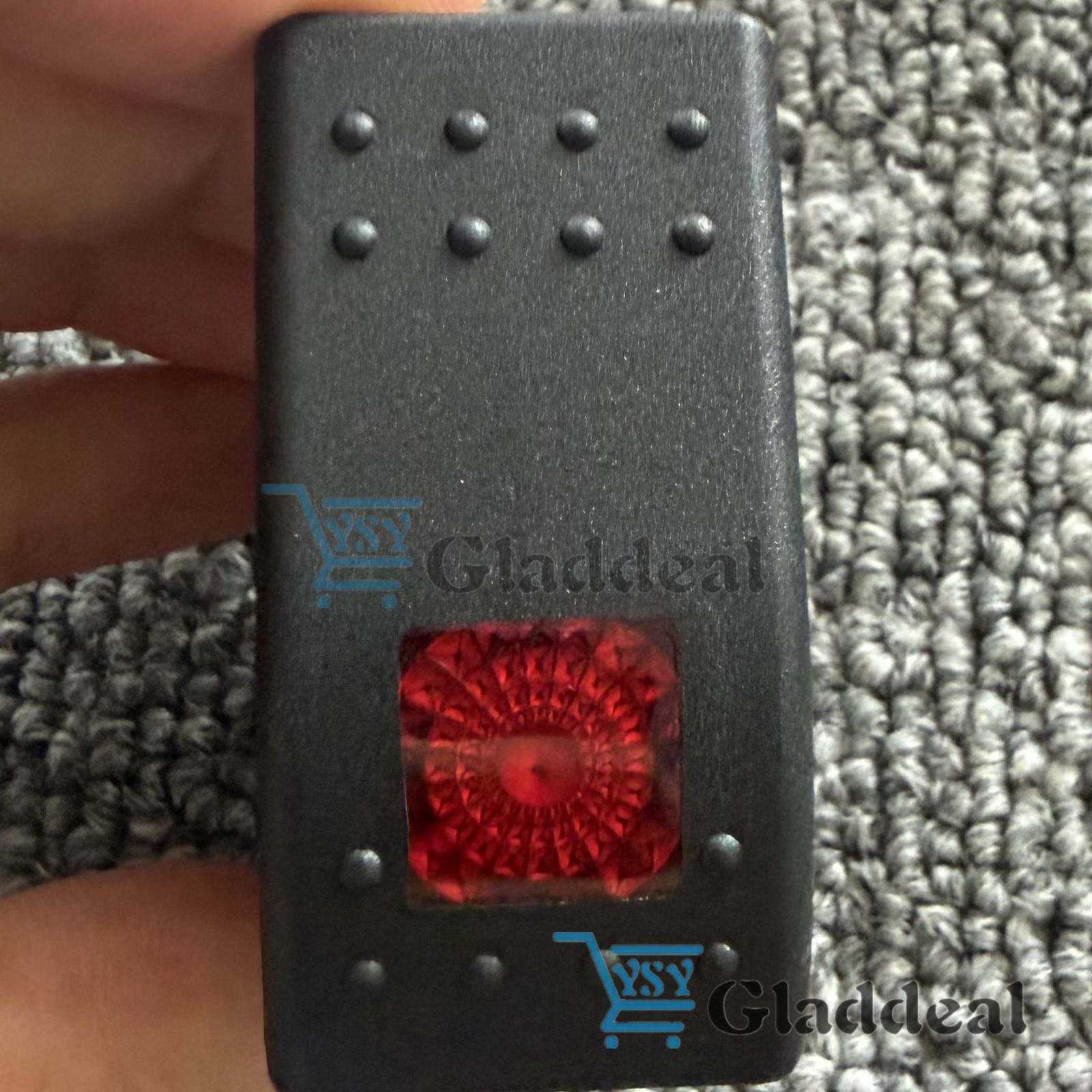 New Generator Rocker Start Stop Switch red light For Onan Cummins 308-1062