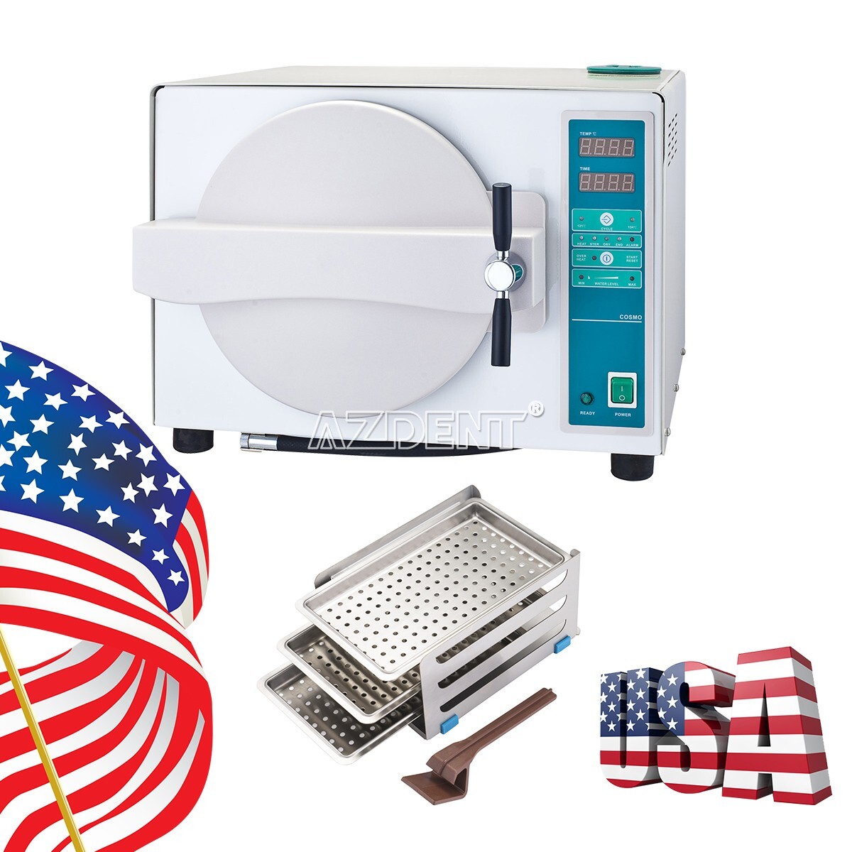 18L Dental Autoclave Sterilizer Medical Steam Sterilization With Drying Function