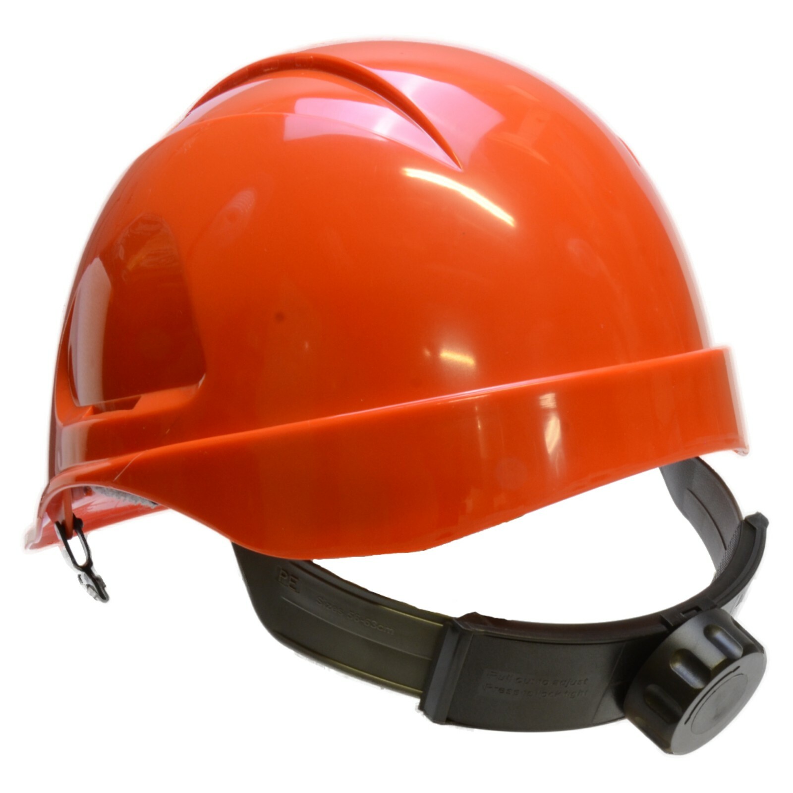 Hard Hat 6 Point Ratchet Suspension System Orange