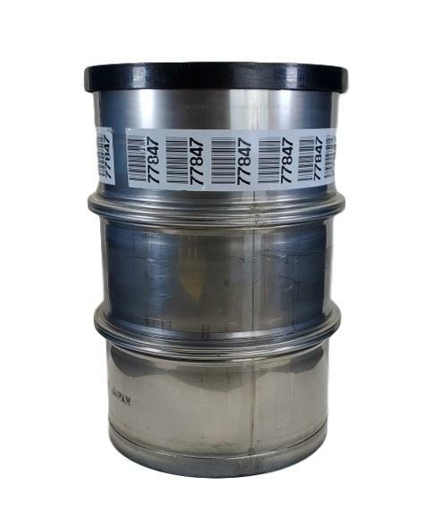 Used 55 gallon Stainless Steel Barrel Drum Open Top 316 Sanitary #1