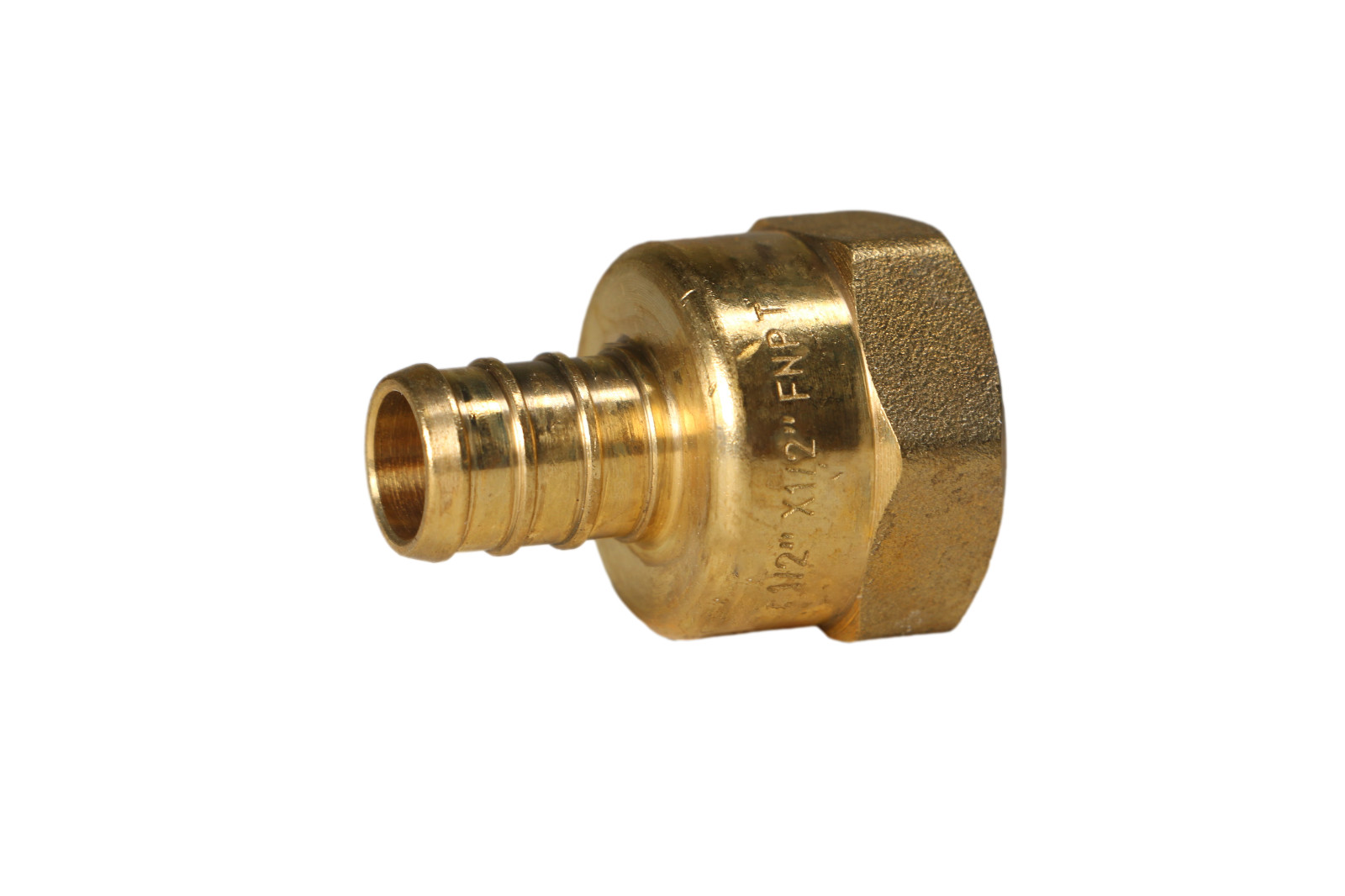 (100) 1/2″ PEX X 1/2″ FEMALE NPT THREADED ADAPTER BRASS CRIMP FITTING LEAD FREE