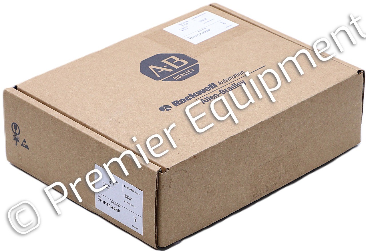 ALLEN BRADLEY 2711P-T7C22D9P SER B PERFORMANCE PANELVIEW PLUS 7 OPERATOR INTERFA