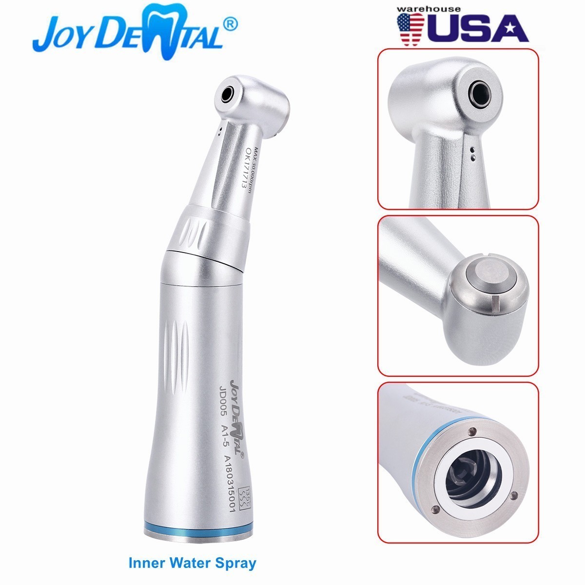 Dental Slow Low Speed Handpiece Contra Angle Push Button E-type