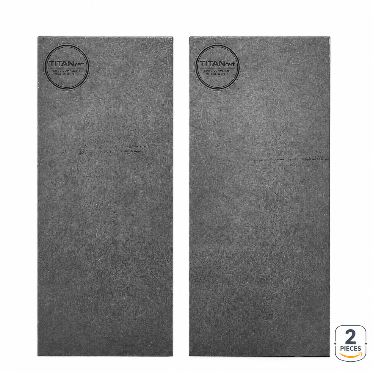 2 Pieces 3″ x 7″ Welding Couponss 3/8″ Thick Practice Plates Welding Plate Steel