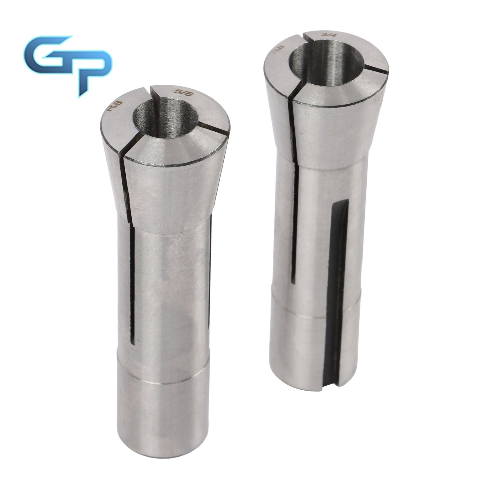 8 Piece R8 Collet Set 1/8″ 1/4″ 3/8″ 1/2″ 5/8″ 3/4″ 7/8″ Precision Ground