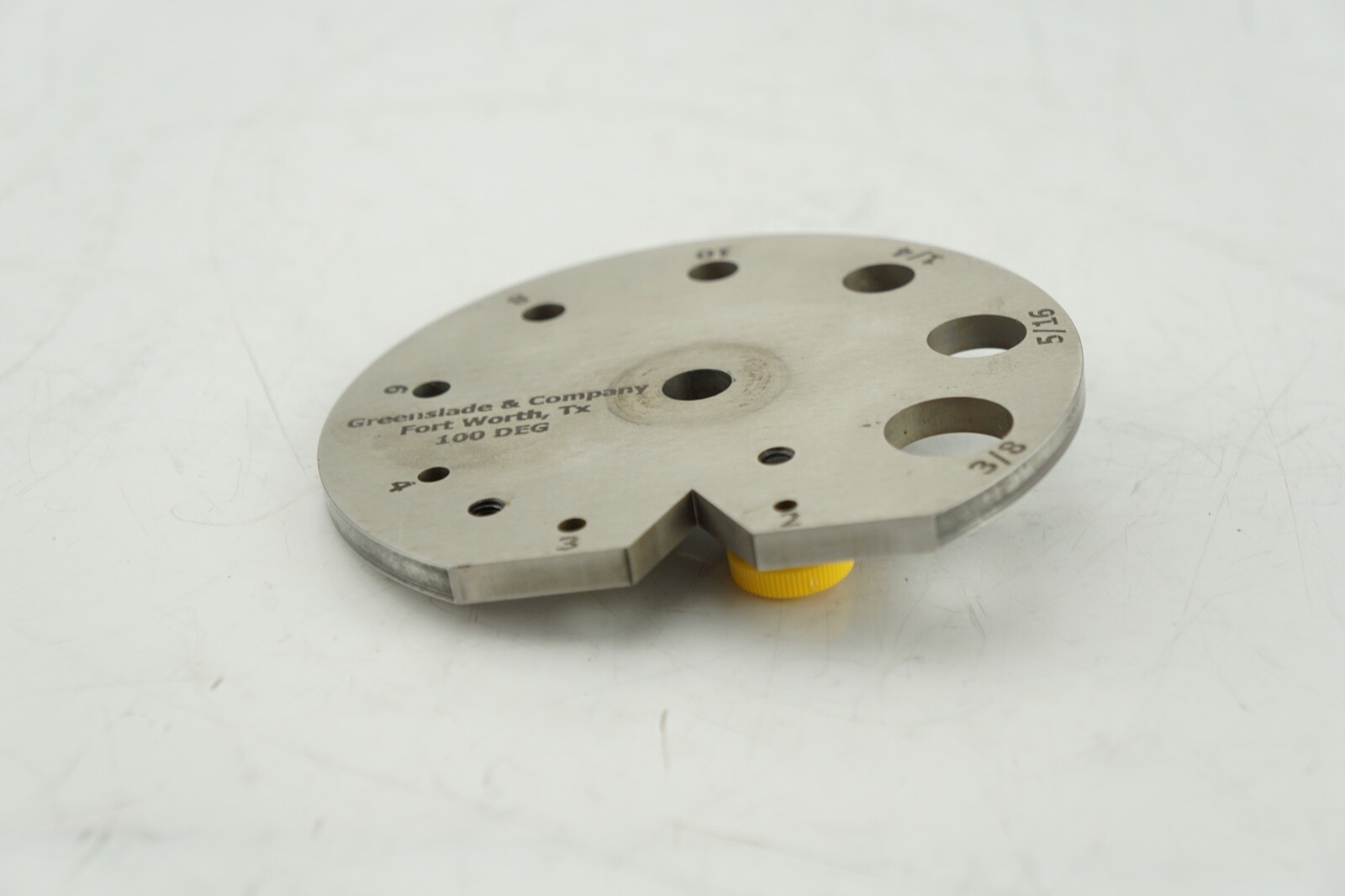 (1) Greenslade And Company Dimension-All 100 Degree Gage Gaging Plate Ships FREE