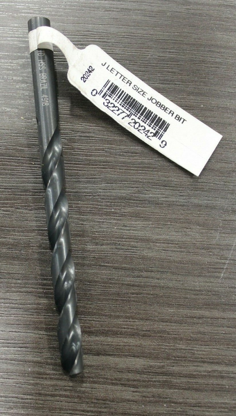 20242 Forney 2.77 in. L High Speed Steel J Letter Drill Bit 5/16 in. Round Shank