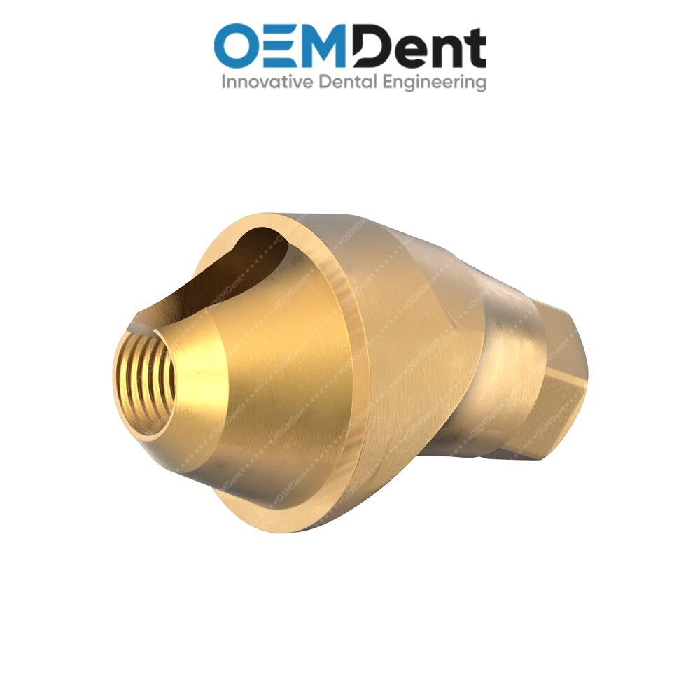 Angulated Multi Unit 17° 1.6mm Abutment RP Nobel Active® Compatible Conical