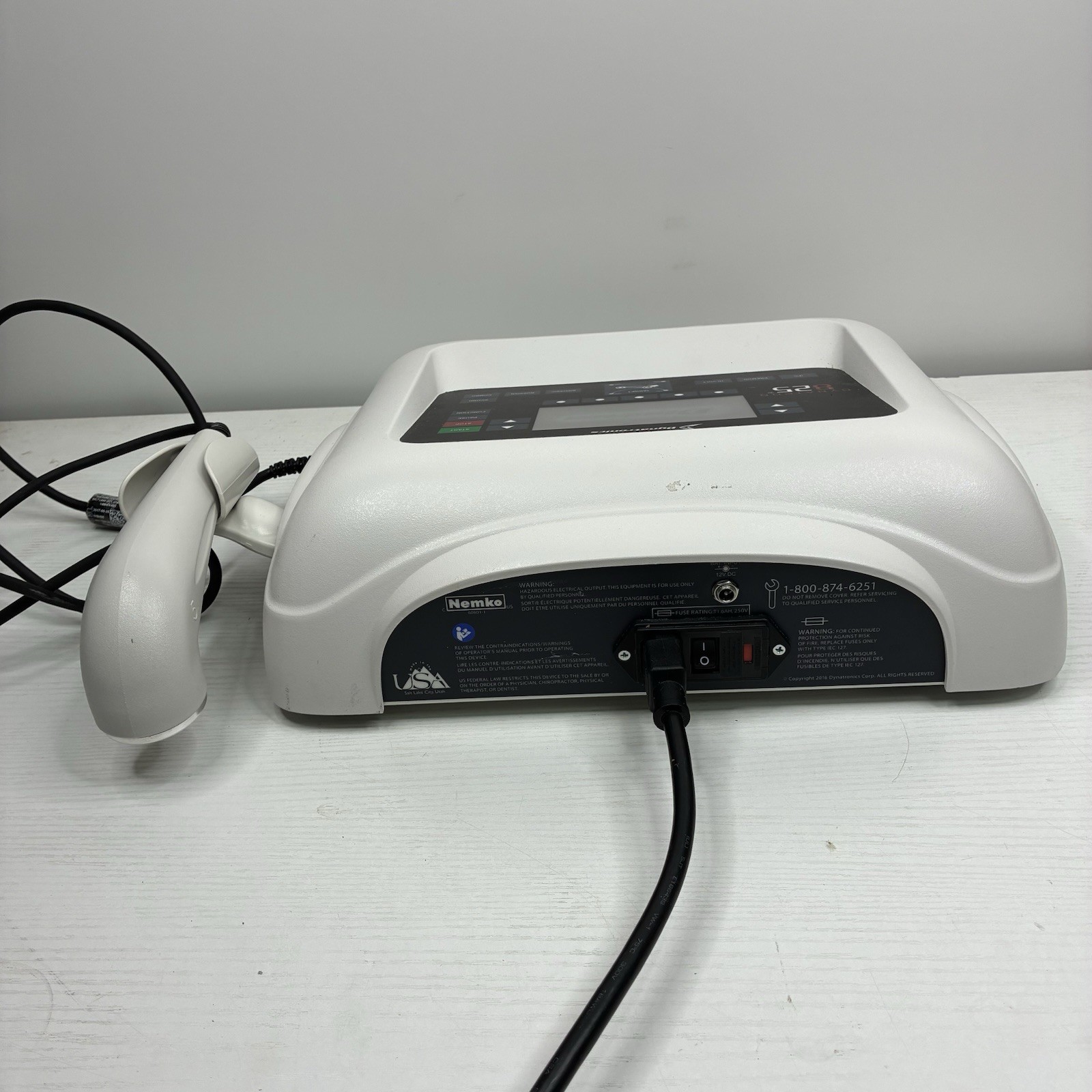 Dynatronics D825T 3 Channel Combination unit with Stimulation and Ultrasound