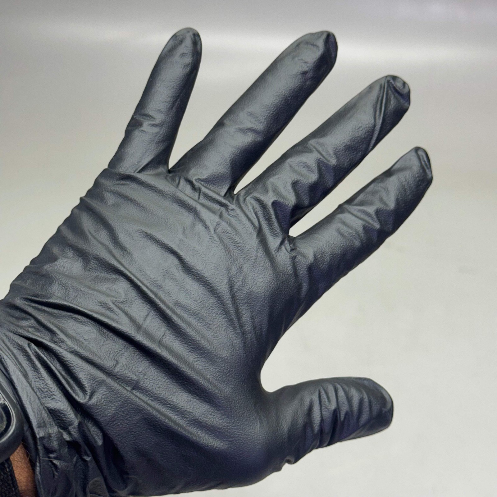 RAVEN (200 Gloves) Powder Free Nitrile Examination Gloves L Black 66518
