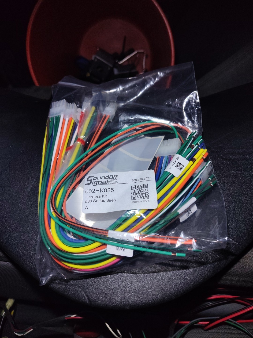 SoundOff Signal Blueprint 500series Wiring Harness 002HK025 New In Package