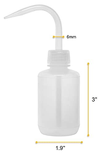 EISCO Wash Bottle, 125ml – Low Density Polyethylene – 4.2 Ounces, Translucent