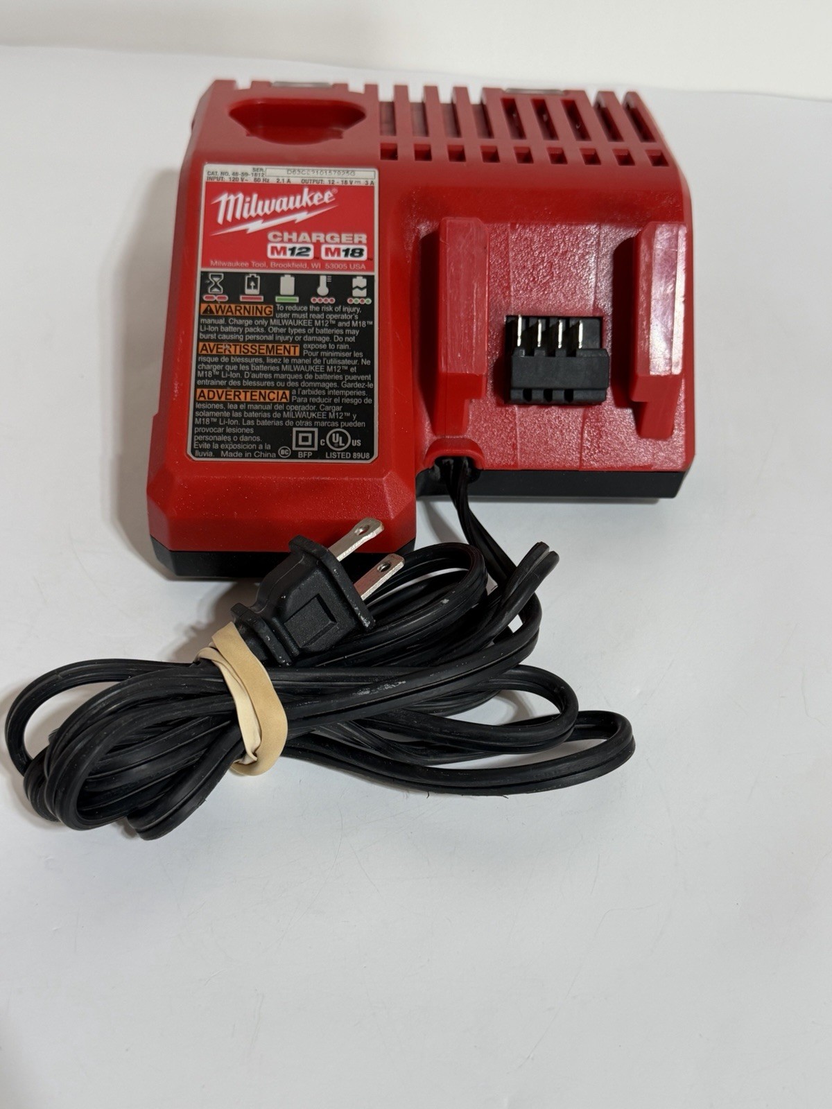 Milwaukee Genuine M18 M12 volt Lithium Charger 48-59-1812