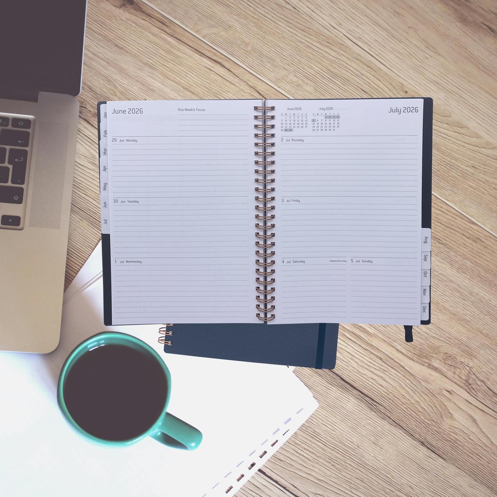 Daily Planner 2026,Jan 2026-Dec 2026,Weekly & Monthly Planner,Calendar Planne…