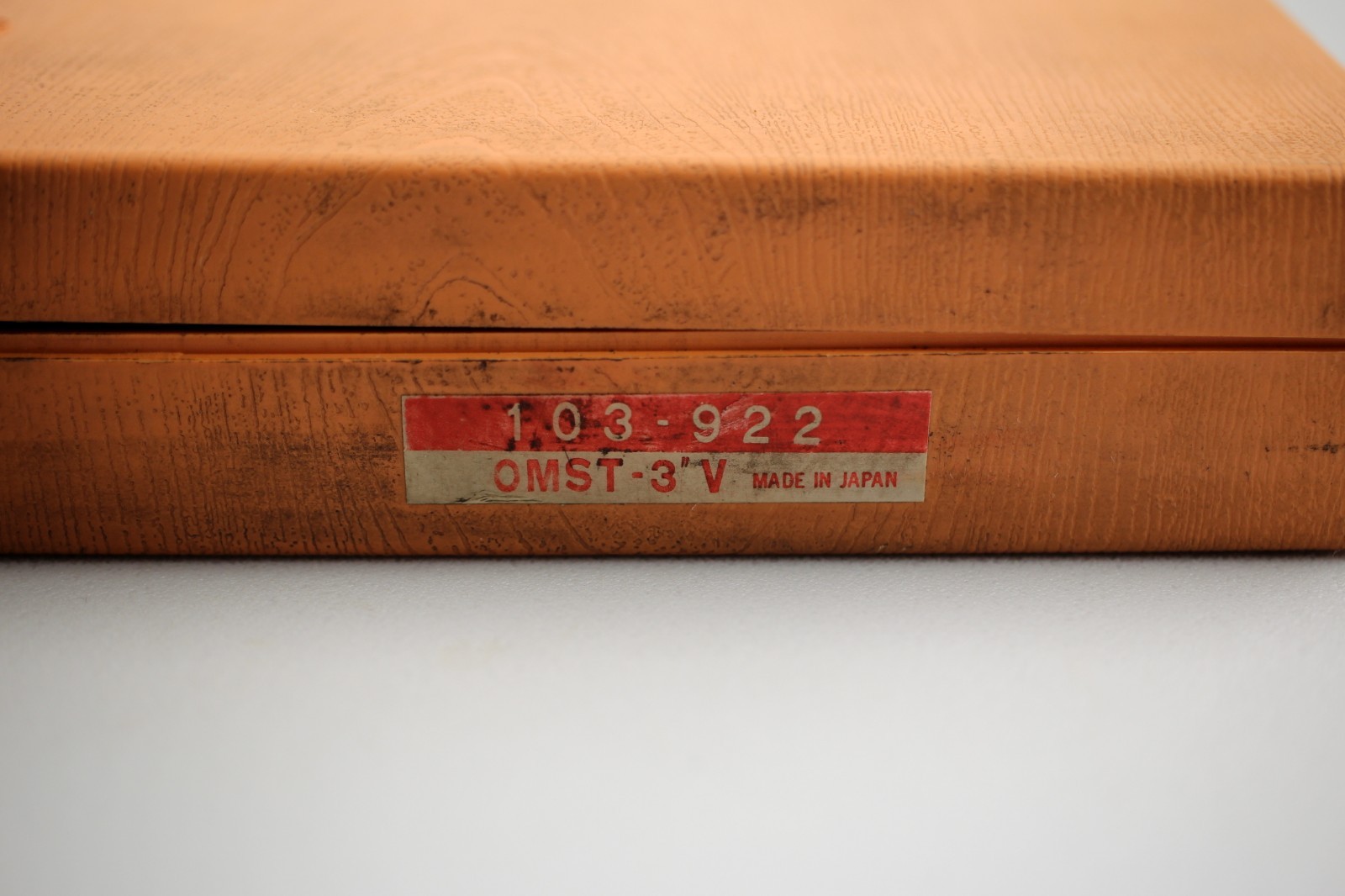 Mitutoyo 103-922 Outside Micrometer Set Standards 0-3″ Range Case Manual, Japan