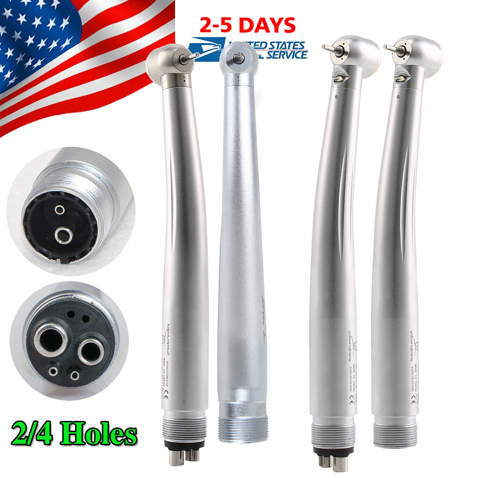 NSK Pana Max Style Dental (LED) High Speed Turbine Handpiece Push Button 2/4Hole